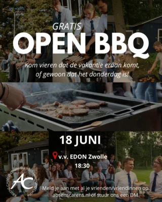 Open BBQ van Absens Carens Zwolle.